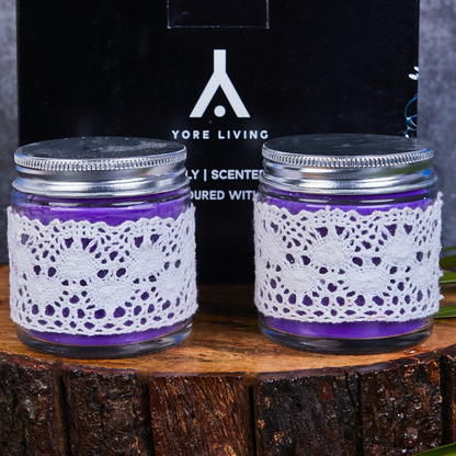 "BOHO-VIBE"- Set of 2 Scented Soy Wax Candles