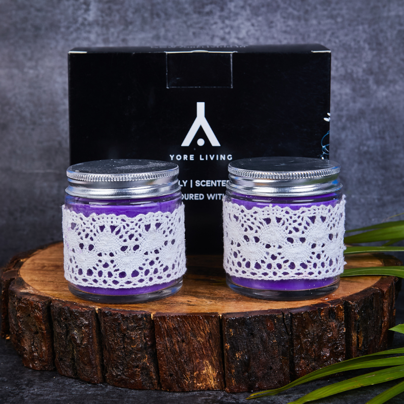 "BOHO-VIBE"- Set of 2 Scented Soy Wax Candles